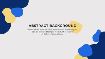 Vector graphic of Abstract colorful background. with copy space and also liquid shape. Using blue, yellow and black color scheme. Suitable for background of web banner