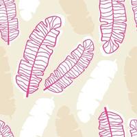Beautiful tropical monstera leaves seamless pattern design. Tropical leaves nature background. Trendy Brazilian illustration. Spring and summer design for textile, prints, wrapping paper. vector