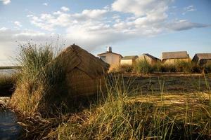 Lake Titicaca is the largest lake in South America and the highest navigable lake in the world. photo