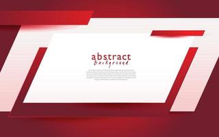 Red modern abstract background design vector