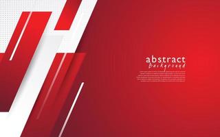 Red modern abstract background design vector