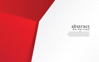 Red modern abstract background design vector