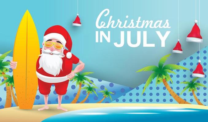 Christmas In July Vector Art, Icons, and Graphics for Free Download