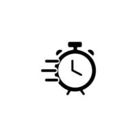 24 hours services black icon vector