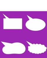 vector graphic design illustration symbol speech icon text speech bubble label to convey the conversation of characters in story comics