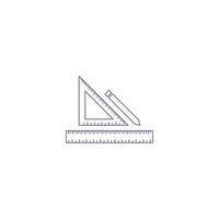 Building construction industry measurement icon vector