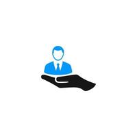 Human resources icon vector