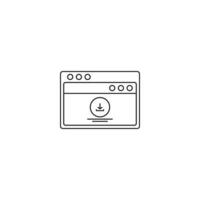 download ux wireframe icon outline vector