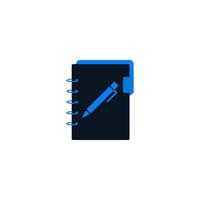 Compose, diary, edit, file, note, write icon vector