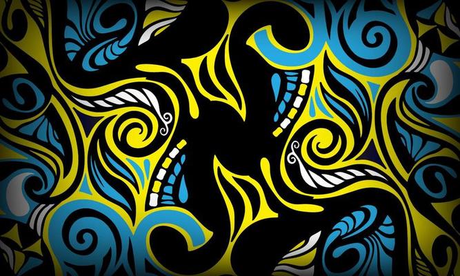 Elegant abstract wave design background.