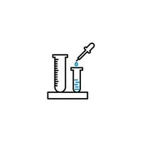 Medicine Pharmaceutical formula medical laboratory science Icon vector