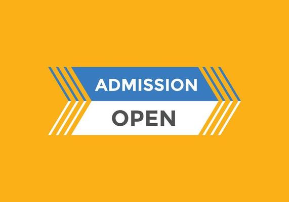 Admission Open Vector Art, Icons, and Graphics for Free Download