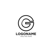 Letter G icon vector logo design. G template quality logo symbol inspiration.