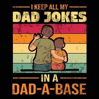 Happy fathers day t shirt design vector