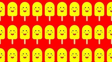 illustration  of pattern ice cream background vector
