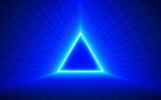 Triangular space design Royalty Free Vector Image