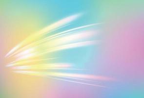 Prism backdrop. Rainbow lights background. vector