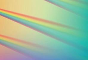 Prism backdrop. Rainbow lights background. vector