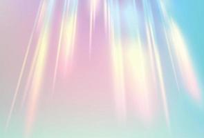 Prism backdrop. Rainbow lights background. vector