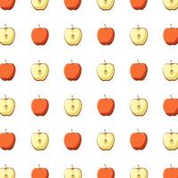 Pattern vector illustration of an apple