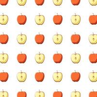 Pattern vector illustration of an apple