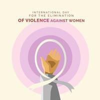 International Day For The Elimination Of Violence Against Women vector