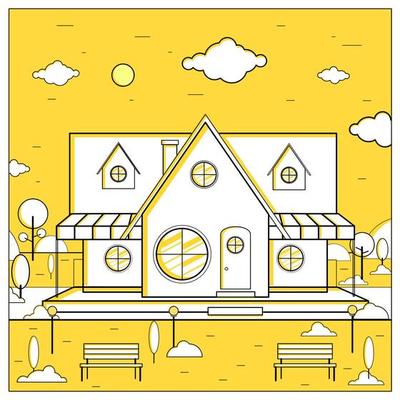 Gold House Vector Art, Icons, and Graphics for Free Download