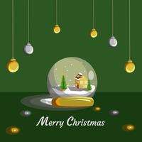 Merry Christmas Concept Vector Illustration