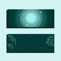 Banner Background For Theme Tech vector