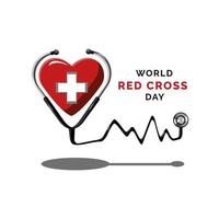 dia mundial de la cruz roja vector