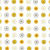 Button Pattern Background Vector, For Fashion Design vector