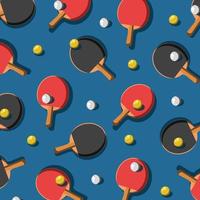 Ilustración de vector de fondo de patrón de deporte de ping pong