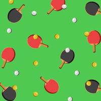 Ilustración de vector de fondo de patrón de deporte de ping pong