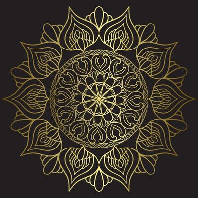 ethnic meditation relax mandala art design for template background