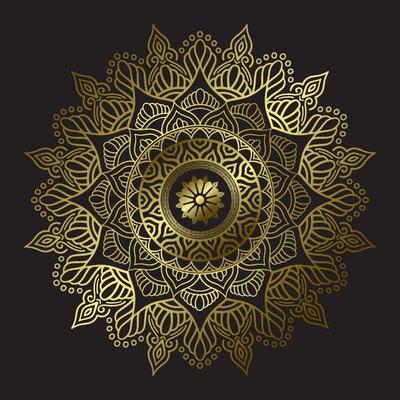 ethnic meditation relax mandala art design for template background