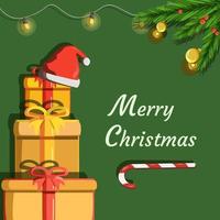 Merry Christmas Concept Vector Illustration