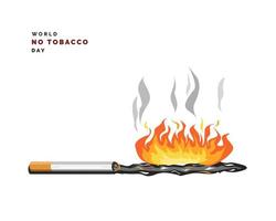 World No Tobacco Day vector