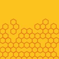 Honeycomb abstract pattern background vector