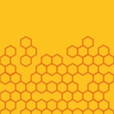 Honeycomb abstract pattern background vector