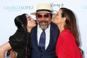 LOS ANGELES, MAY 1 - Aimee Garcia, George Lopez, Constance Marie at the George Lopez Foundations 15th Annual Celebrity Golf Tournament, Pre Party at Baltaire Restaurant on May 1, 2022 in Brentwood, CA photo