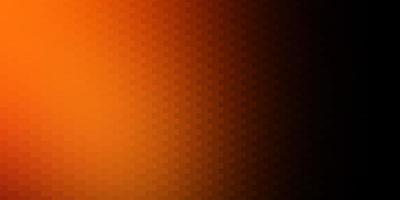 Dark Orange vector layout with lines, rectangles.