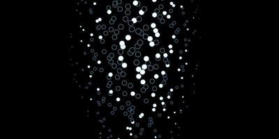 Dark BLUE vector pattern with spheres.