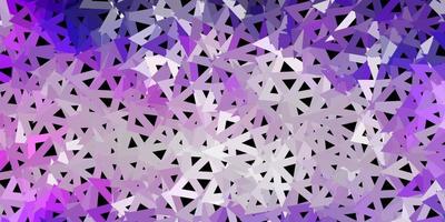 Light purple vector abstract triangle backdrop.