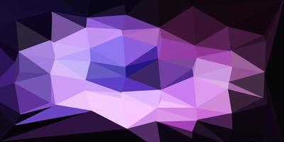 diseño poligonal geométrico del vector púrpura claro.