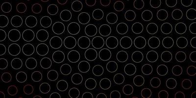 Dark Orange vector texture with disks.