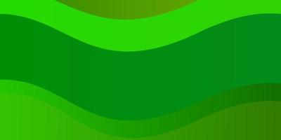 diseño de vector verde claro, amarillo con líneas torcidas.