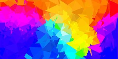 Dark multicolor vector gradient polygon wallpaper.