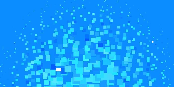 telón de fondo de vector azul claro con rectángulos.