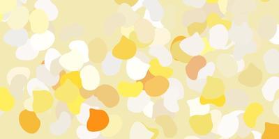 Light orange vector backdrop with chaotic shapes.