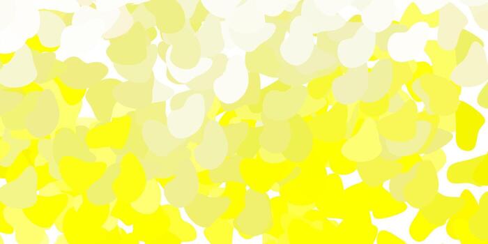 Light yellow vector background with random forms.